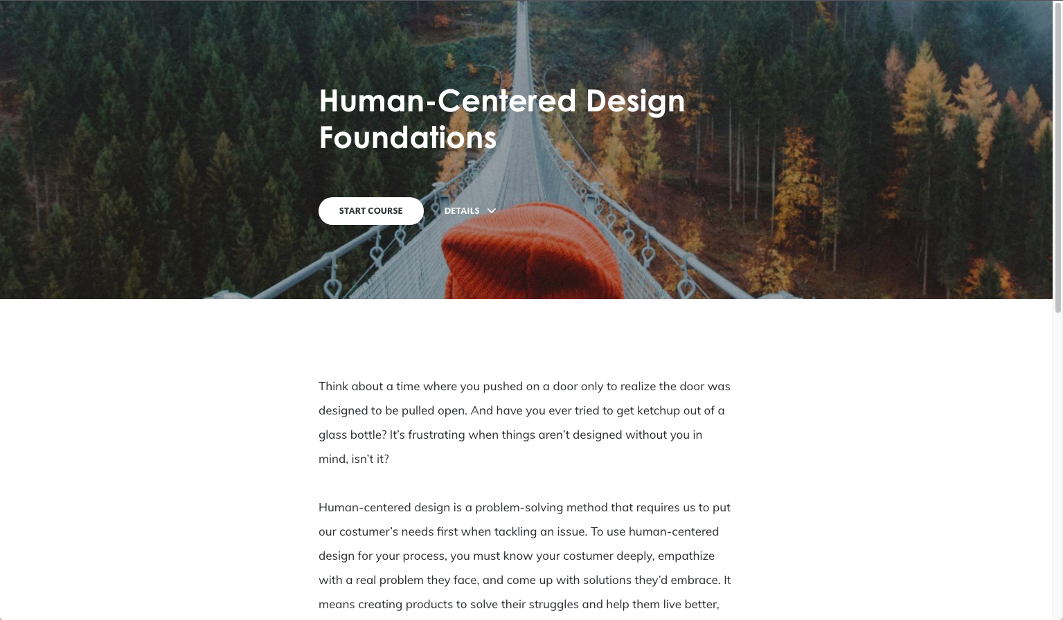 Human Centered Design foundations