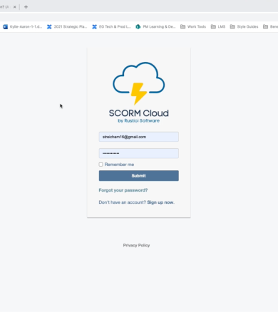 XAPI Integration with SCORM Cloud